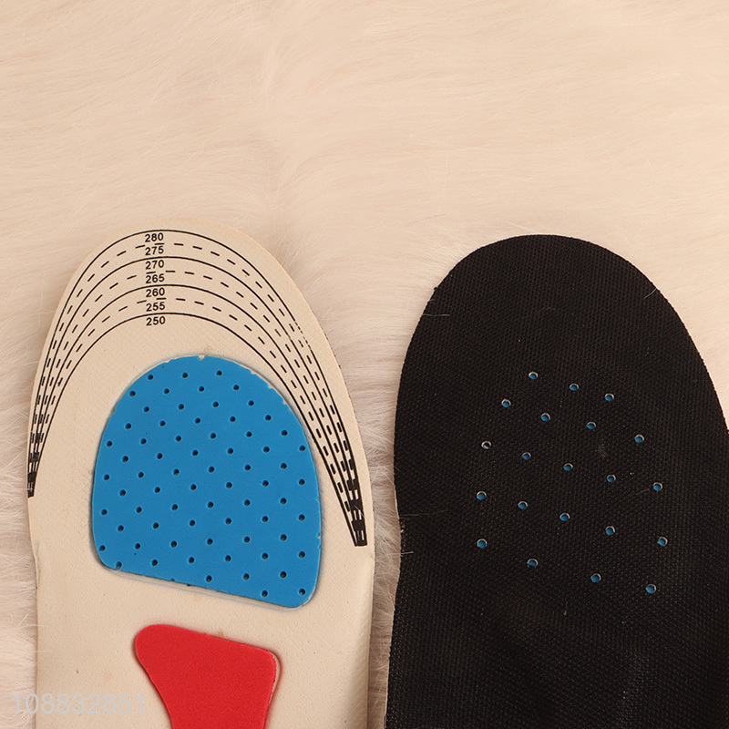 Good quality comfortable sport shoe insoles for arch support