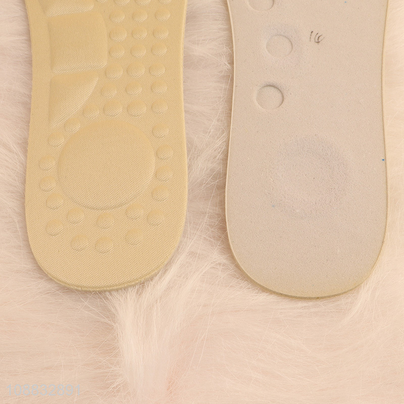 Good quality soft latex insoles arch support shoes insoles