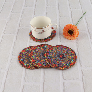 Popular products round tabletop decoration cup mat pad