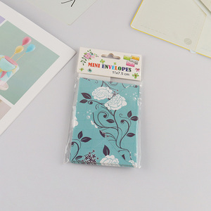 Yiwu market flower printed mini envelope set for sale