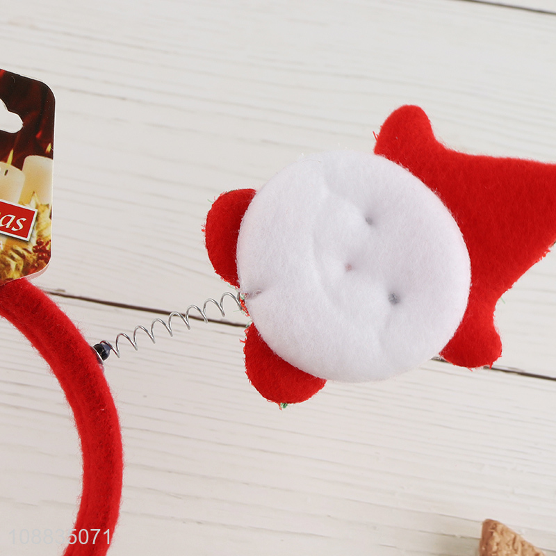 Best sale snowman shaped christmas hair hoop wholesale