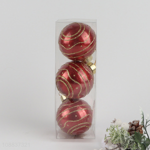 High quality 3pcs Christmas balls Christmas ornaments Xmas tree decor