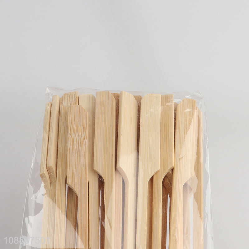 Online wholesale 30pcs natural bamboo skewers sticks for sausage