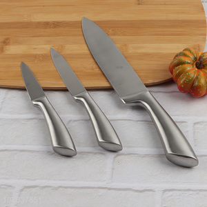 Good quality one-piece design sharp stainless steel kitchen knife