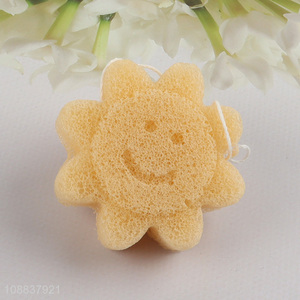 Wholesale natural konjac exfoliating facial sponge for face washing