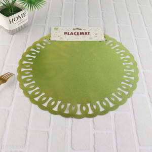 Factory price green tabletop decoration place mat for sale