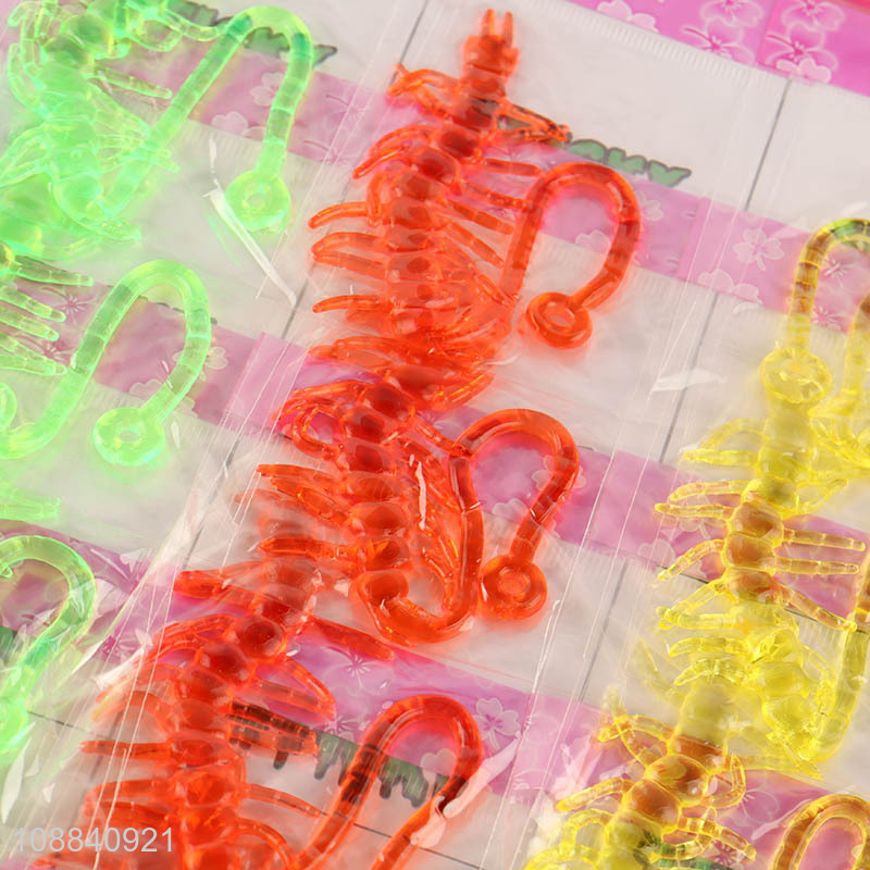 Hot Selling 20 Pieces Strechy Sticky Toy Sticky Centipedes