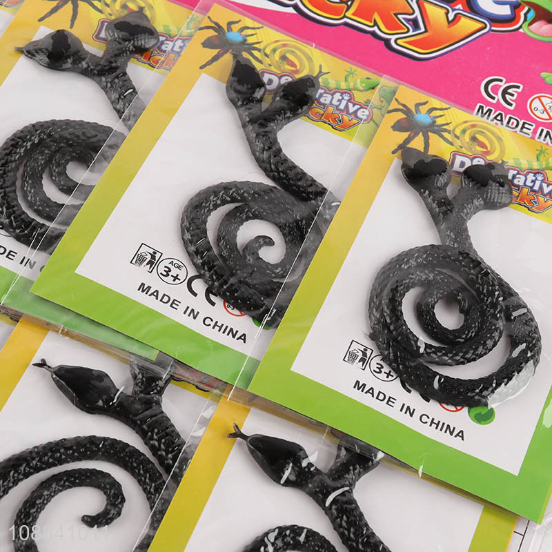 Wholesale 12 Pieces Squishy Strechy Sticky Toy Sticky Snakes