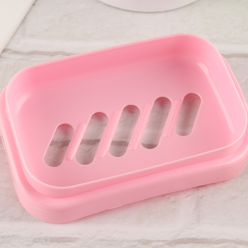 High Quality Portable Travel Plastic Soap Holder with Lid