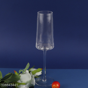 Hot selling clear glass whiskey cup wine glasses wholesale