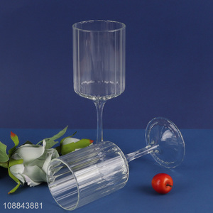 Most popular clear glass wine glasses champagne glasses for sale