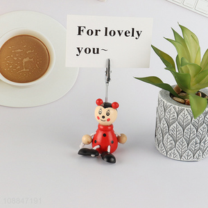 Good sale desktop decoration cartoon name card holder wholesale