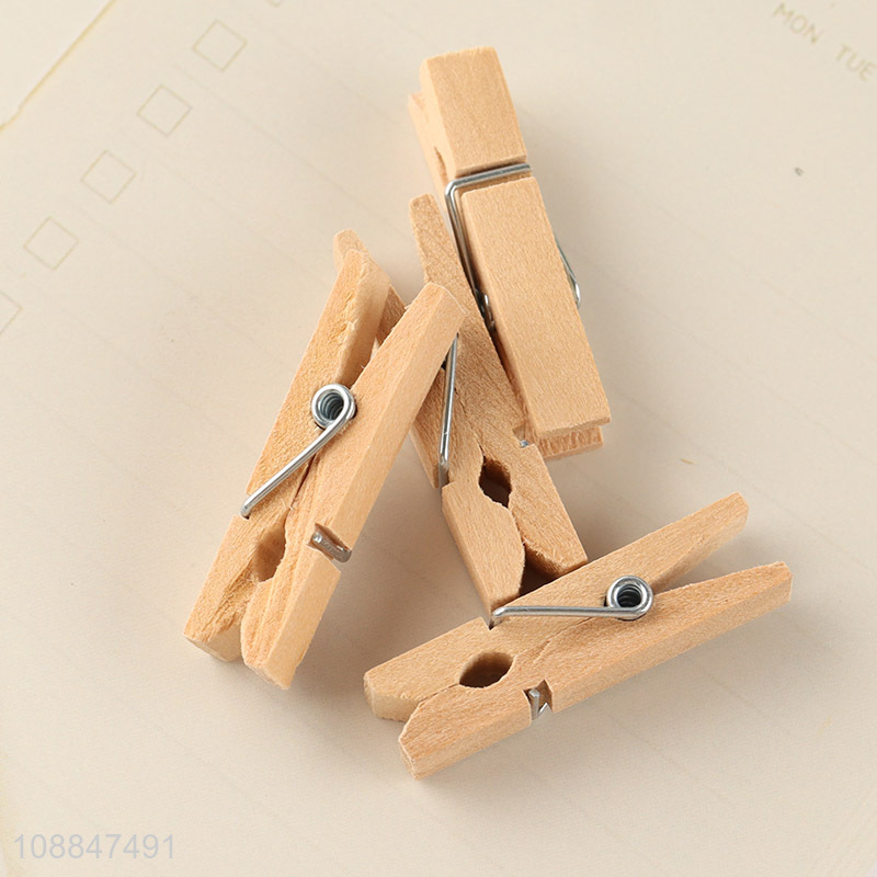 Factory supply small wooden clips for arts crafts display