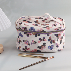 New product portable girls butterfly travel makeup bag cosmetic bag