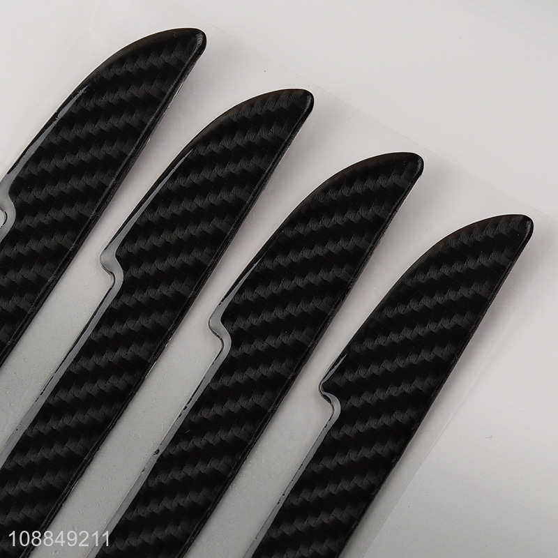 Wholesale 4PCS Carbon Fiber Car Door Edge Guard Anti-Collision Stickers