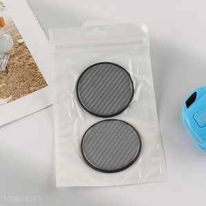 High Quality Round Non-Slip Car Cup Holder Thick PVC Car Coaster