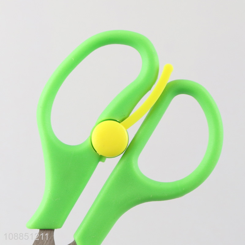 Hot selling blunt tip kids scissors preschool training scissors