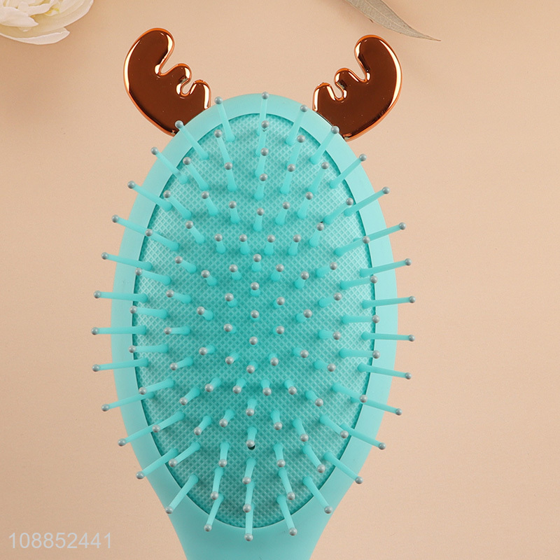 Best selling blue massage air cushion hair comb hair brush wholesale