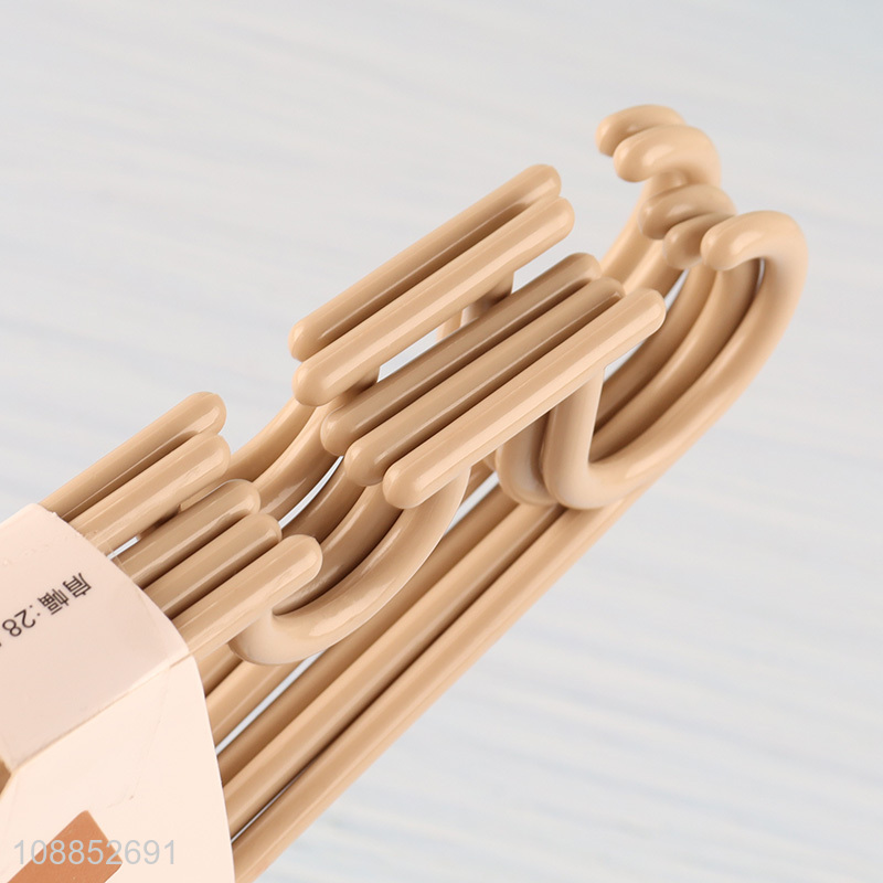 Wholesale 5pcs multifunctional heavy duty plastic clothes hangers for kids