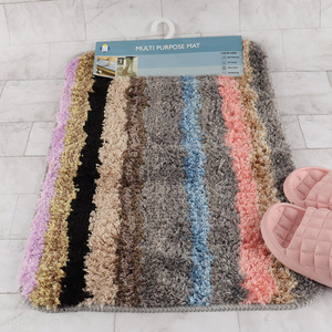 New arrival colorful absorbent <em>bath</em> <em>mat</em> shaggy bathroom rug