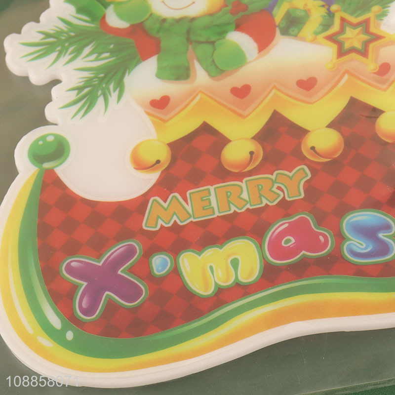 New product Christmas gel window stickers decorative holiday stickers