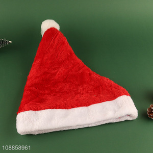 New Product Plush Santa Hat Christmas Hat for Kids Children Adults