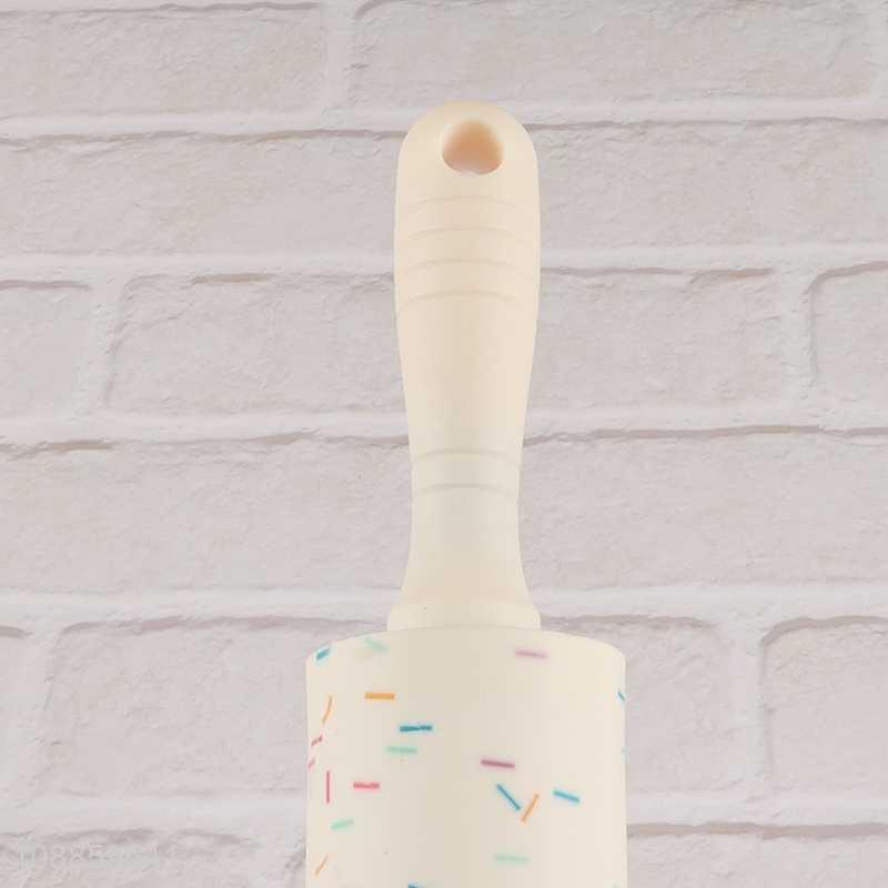 Good selling plastic handle non-stick pastry dough rolling pin