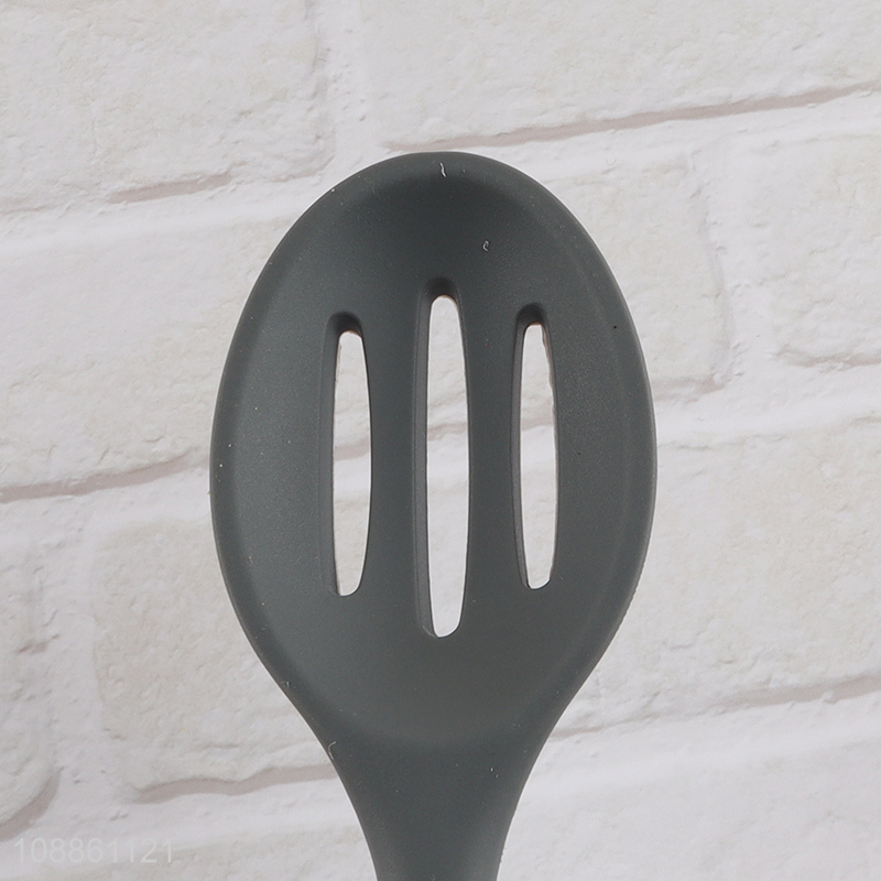 China wholesale nylon kitchen utensils slotted ladle for home