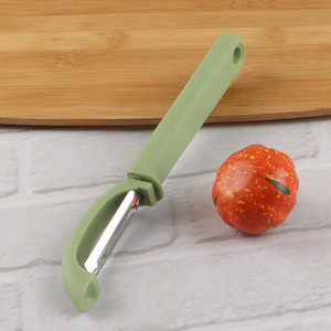 Good quality P-shaped stainless steel kitchen peeler for cucumber