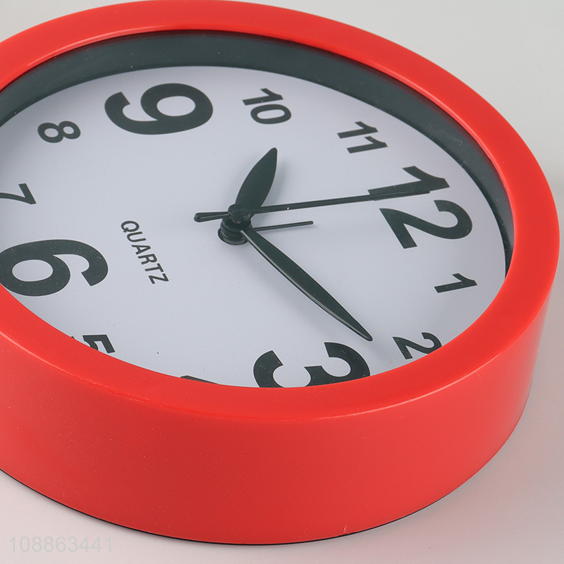 Hot sale round students alarm clock table clock wholesale