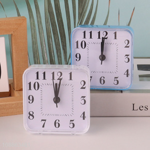 Good selling square students alarm clock table clock wholesale