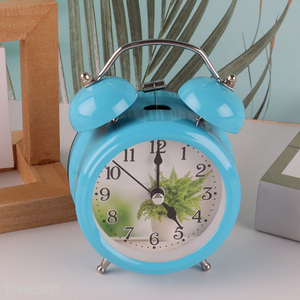 Hot sale blue digital clock table clock alarm clock for students