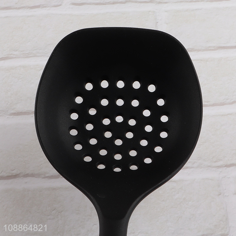 New arrival heat resistant silicone slotted ladle for cooking mixing