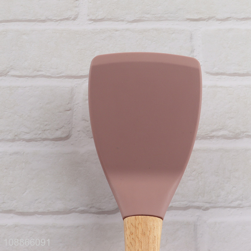 Factory supply heat resistant silicone spatula turner for pancake