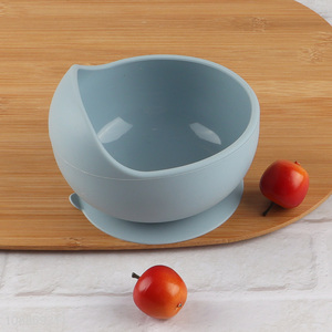 Good quality silicone baby feeding <em>bowl</em> with suction cup for toddlers