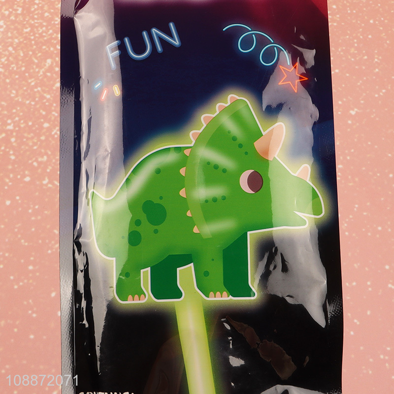 Hot selling dinosaur glow sticks party favors light up glowing crafts