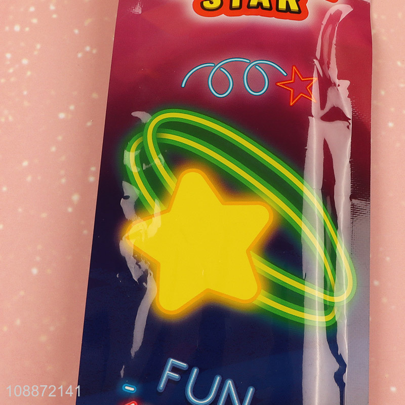 New arrival glow sticks star bracelets party favors light up toy