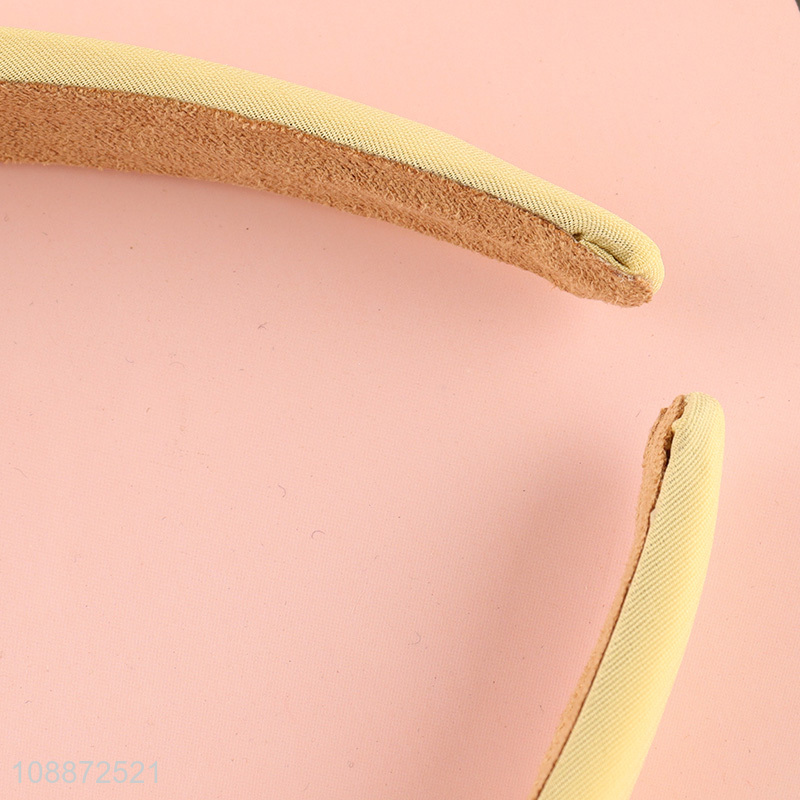 Good quality yellow girls hair hoop hair accessories wholesale