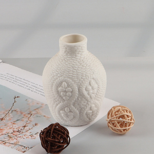 New Product Embossed Ceramic Vases for Home & Table Centerpieces