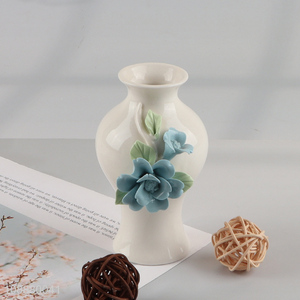 High Quality Floral Design Ceramic Vases for Dinner Table Decor