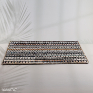 Hot selling sturdy striped door <em>mat</em> non-slip entrance <em>mat</em>