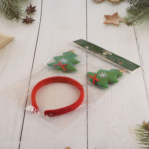 Good Quality Christmas Tree Headband Hair Hoop Christmas Party Favors