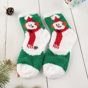 High quality winter cozy sleeping socks Christmas slipper socks