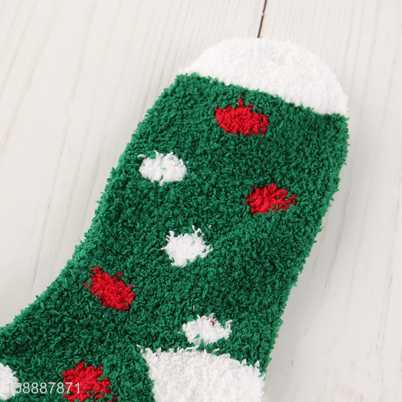 New arrival Christmas socks winter fuzzy holiday slipper socks