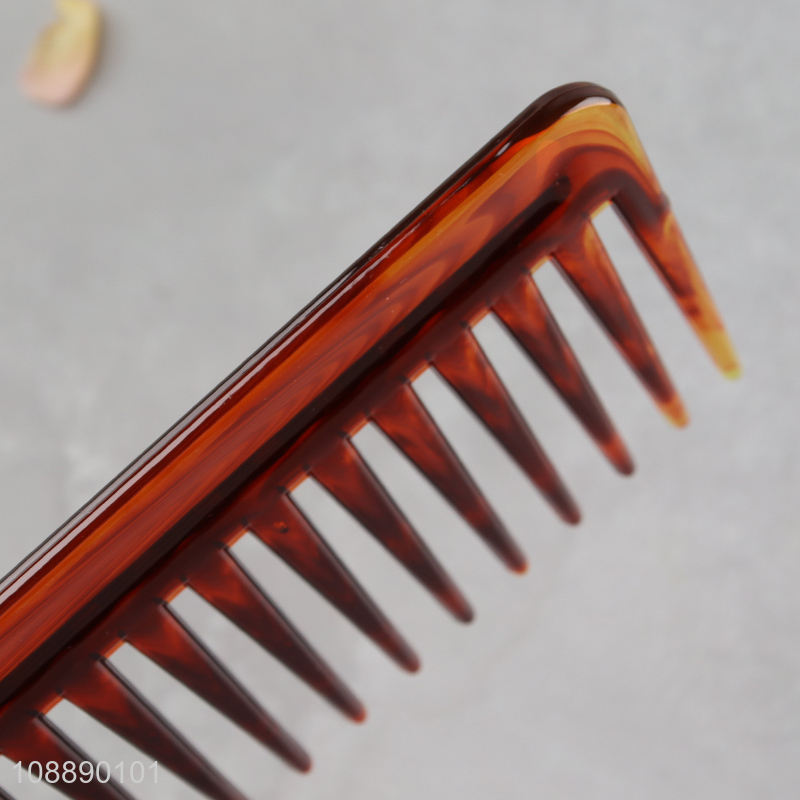 Online wholesale wide toothed hair styling comb detangling comb