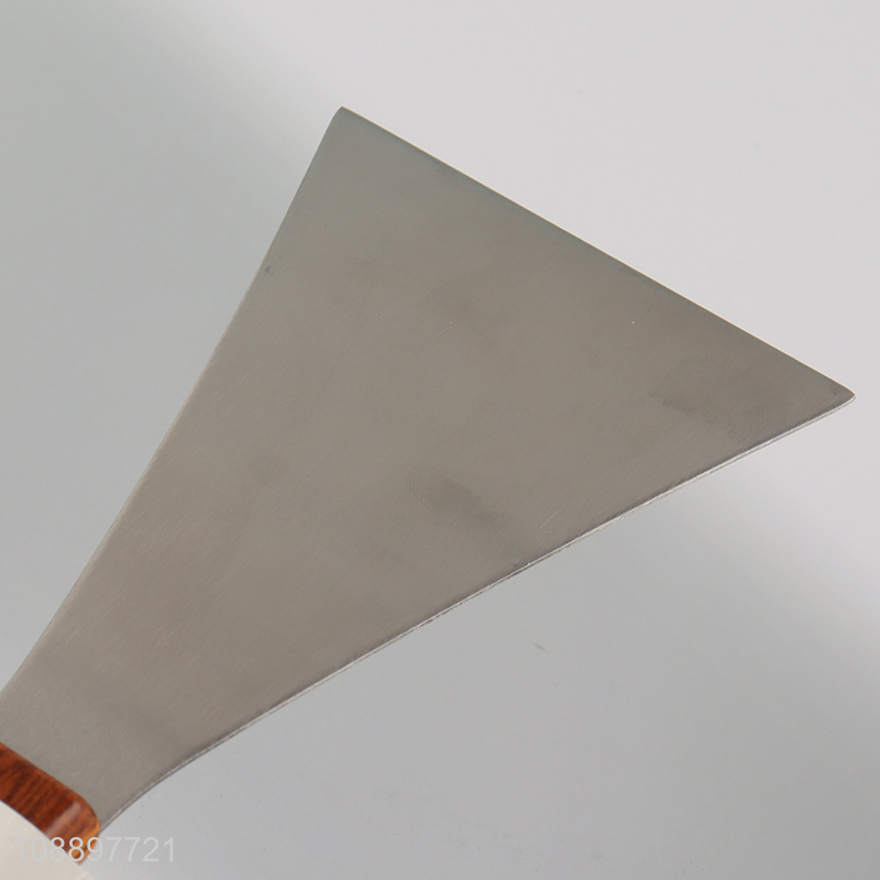 Online wholesale stainless steel griddle spatula metal steak spatula