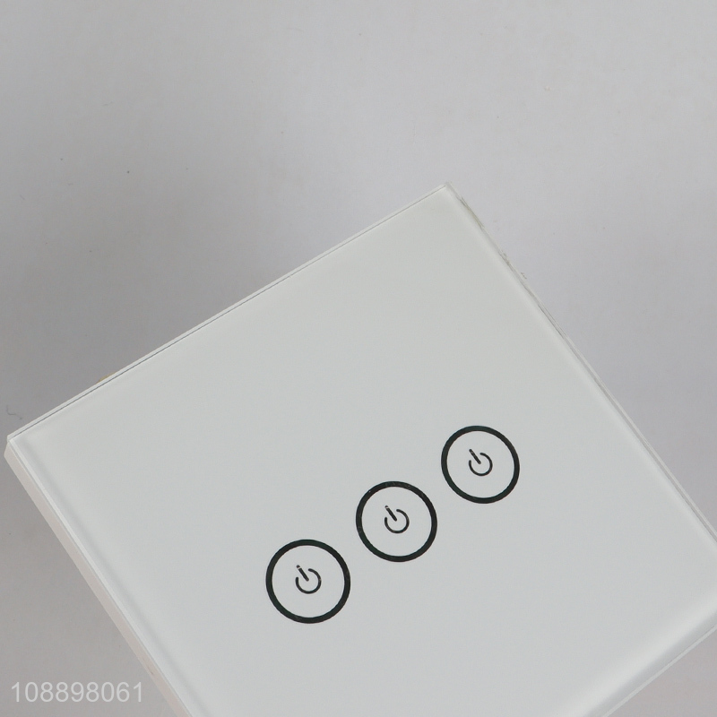 Top products WiFi smart wall switch with glass touch panel