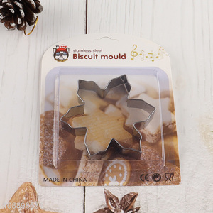 High Quality Snowflake Shaped Christmas Cookie Cutter Baking Mold