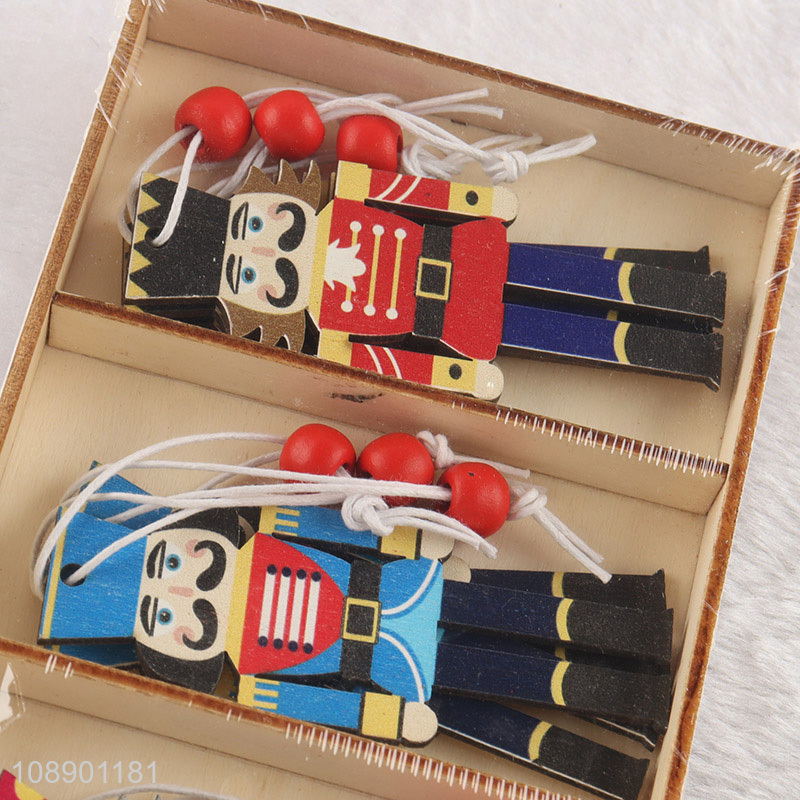 Hanging Wooden Nutcracker Figurine Christmas Nutcracker Soldier