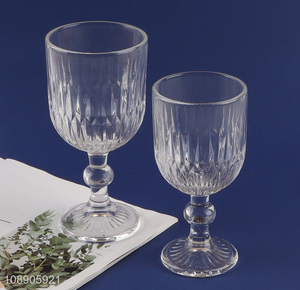 Factory supply home clear glass wine glasses champagne glasses wholesale